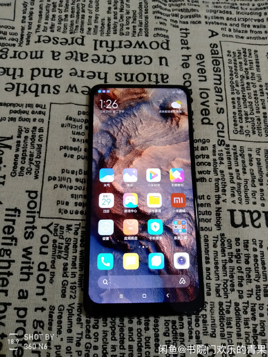 小米MIX3 6+128G黑色 全网通4G...