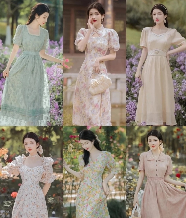 全新【连衣裙欧气盲盒】连衣裙夏气质温柔风约...