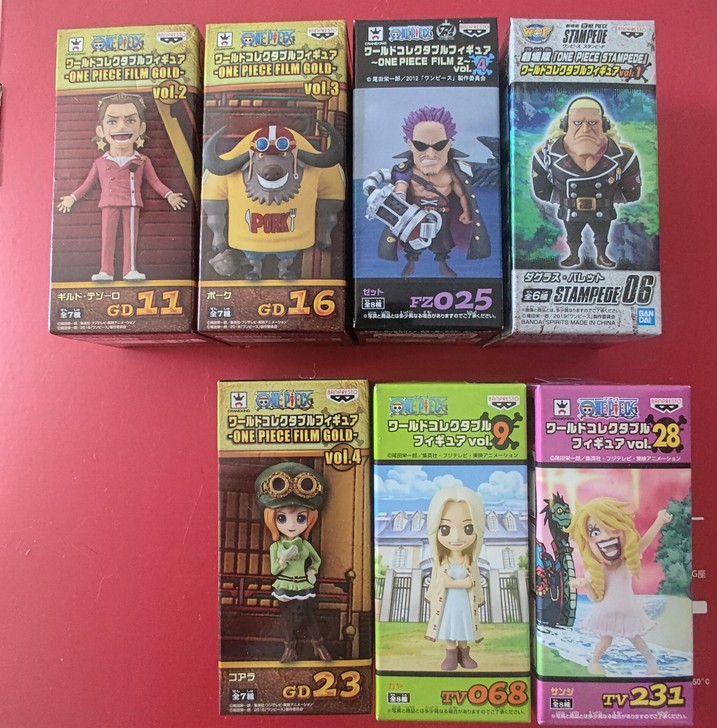 海贼王wcf 全新日本金猫 单个不包邮，两...