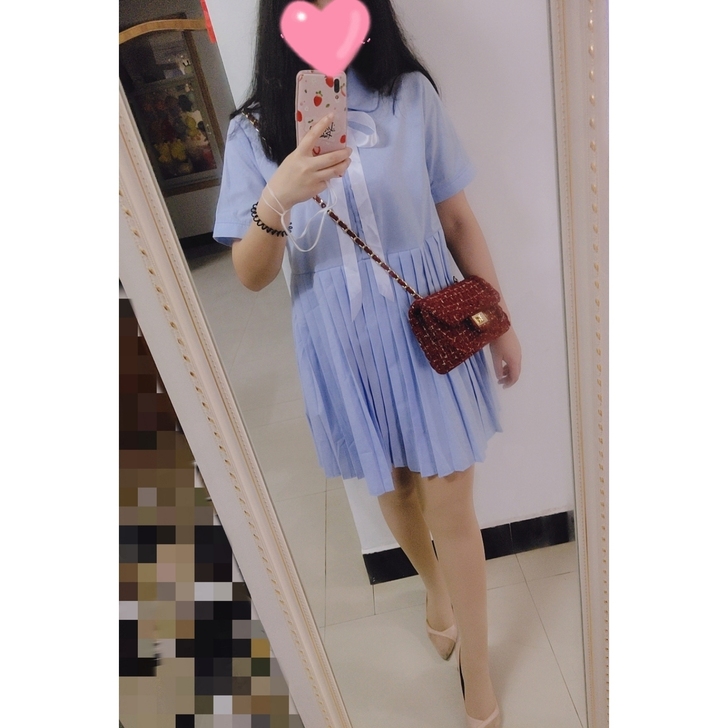 夏季淑女甜美连衣裙 可穿到125斤