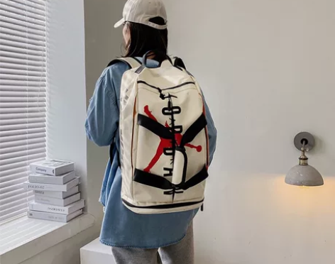 流行男女大容量旅行包双肩包干湿分离户外运动...