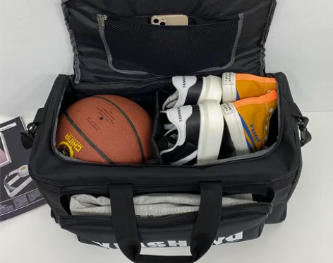 健身包男训练运动手提包篮球包短途轻便出差大...