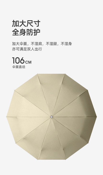 手动8骨雨伞/太阳伞