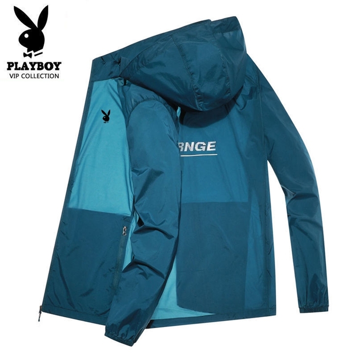 花花公子夏季防晒衣男士外套冰丝韩版薄款夹克...