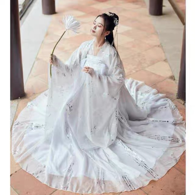 超火新款汉服女学生中国风对襟齐胸襦裙小个子...