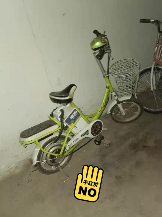 闲置不用挂牌的脚踏爱玛电动车出售