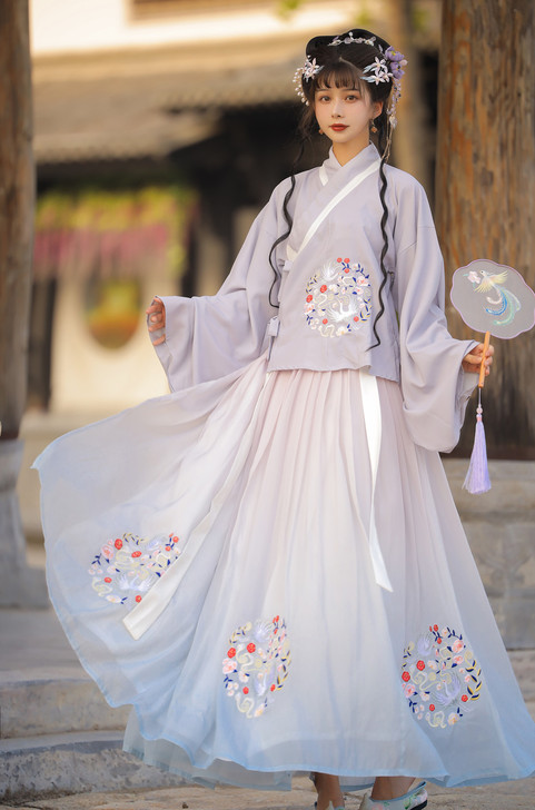 【38活动价】玉术原创汉服女明兰明制齐腰琵...