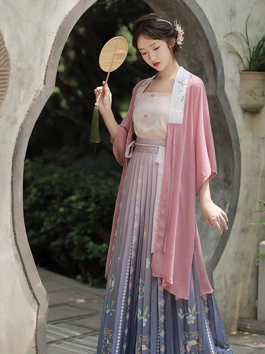 烛颜汉服【仲夏夜】原创明制合领衫 改良主腰...