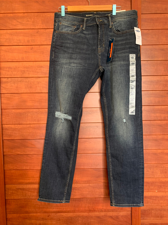 全新 old navy 男士破洞牛仔裤 1...
