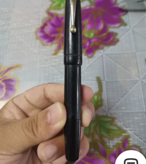 钢笔一只印章那面小盖子拧不住了品相如图，实...