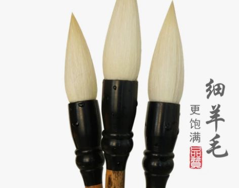 善琏金宝堂羊毫大号中号小斗笔湖笔书法楷书毛...