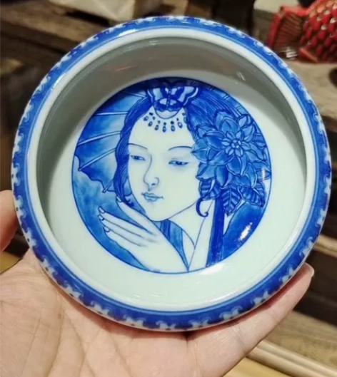 良朋柴窑冯文匠造小水洗，全品。画面干净，发...