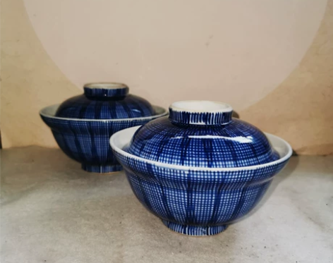 一堆柴烧老青花盖碗配件 都有不同程度瑕疵 ...