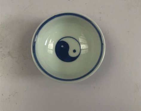 景德镇老厂货 青花手绘八卦茶碗，保真 价格...