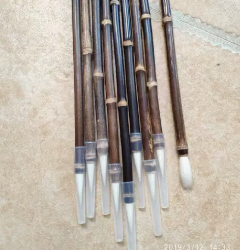 纯羊毫毛笔，还是14年制作的，剩下不到30...