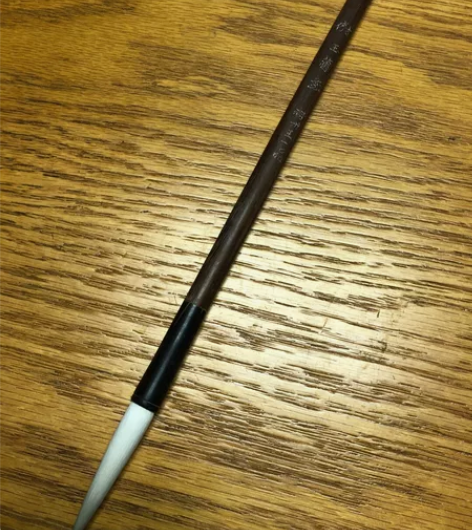 王一品斋仿古玉兰蕊 120两羊毫 鸡翅木笔...