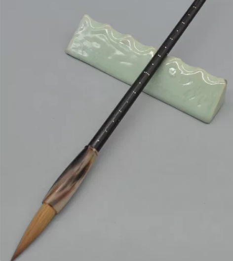 善琏湖笔狼毫毛笔 披狼毫毛笔一支，善琏湖笔...