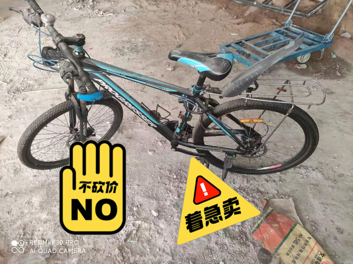 有个闲置自行车，放了10几天有点落灰，各方...