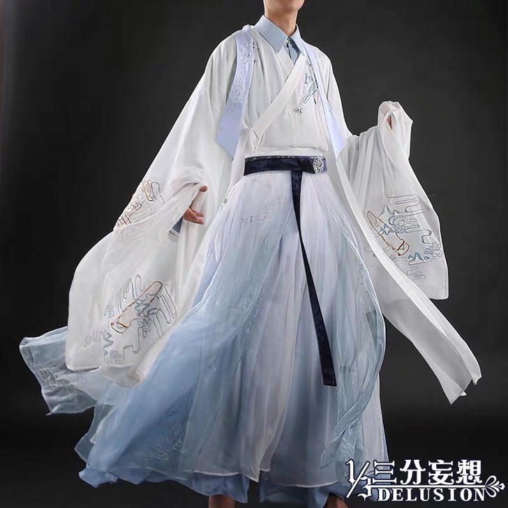三分妄想魔道祖师动画衍生服归云集蓝忘机款汉...