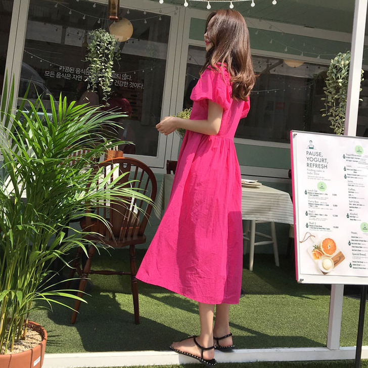 连衣裙 质量全棉 搬家出闲置