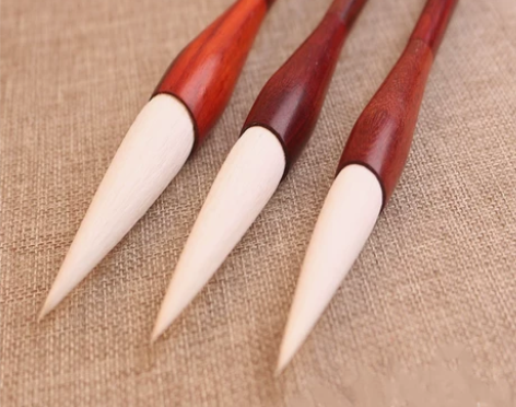 纯山羊毛软毫毛笔，春联榜书国画蓄墨饱满纯羊...