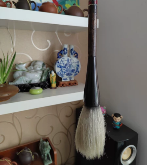 老毛笔，京抓。山羊牌湖州老毛笔。天然材质笔...