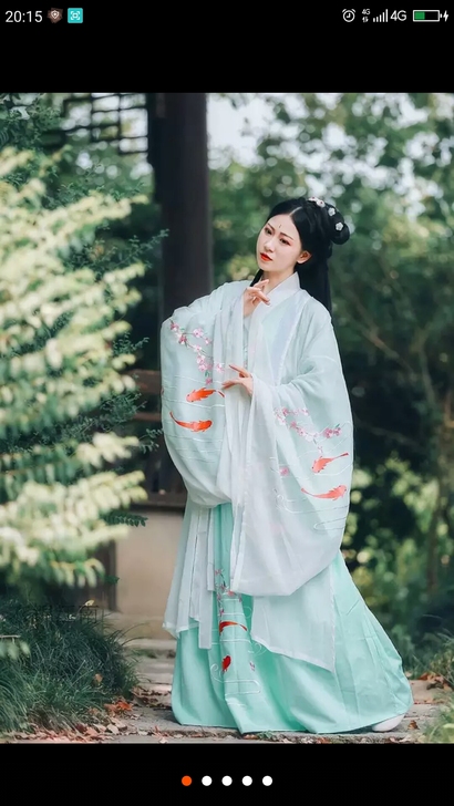 飞飞出租汉服古装60元20天衣锦江南桃花鱼...