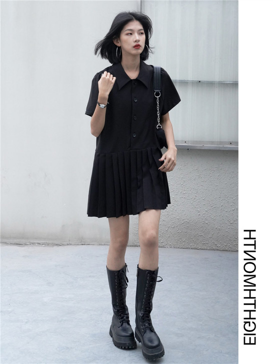 宽松连衣裙，一次也没穿，因为错过了退货时间