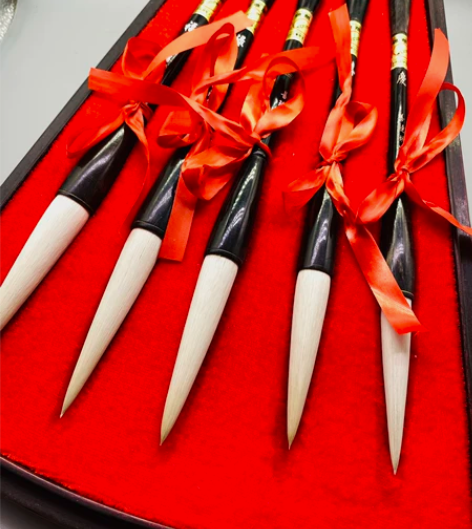 善璉湖筆沈錦華親制精品湖筆（福、禄、寿、喜...