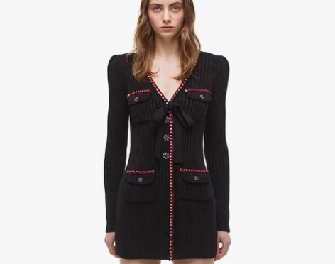 self-portrait 经典黑蝴蝶结V...