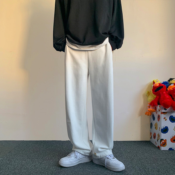 裤子男春秋夏季韩版潮流潮牌阔腿休闲裤ins...