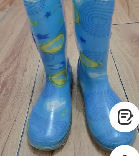 迪士尼儿童雨鞋男童女童春秋中大童防滑雨靴学...