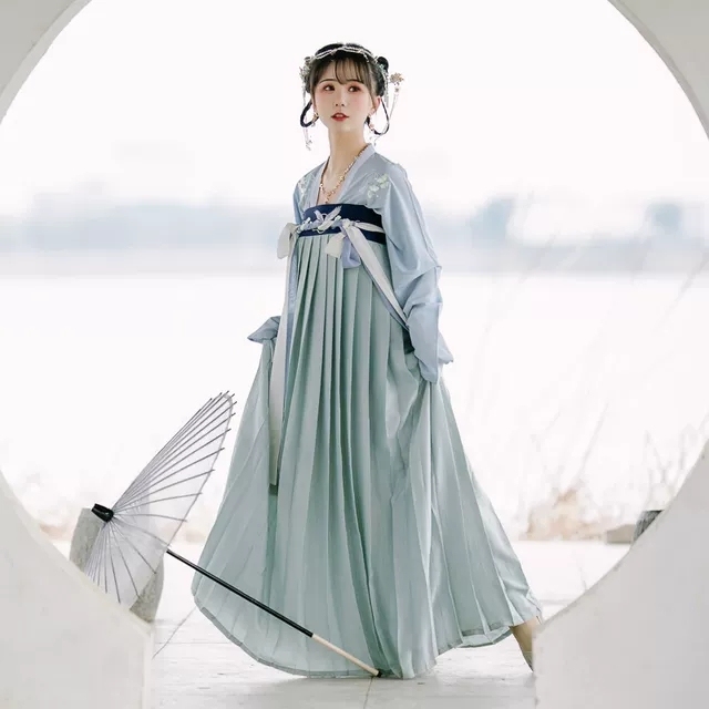 出【流烟昔泠-临安】春夏传统汉服女装银杏飞...