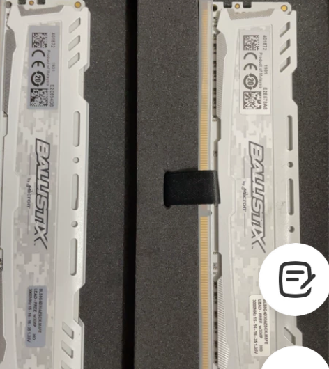 自用。升级DDR5闲置，CRUCIAL镁光...