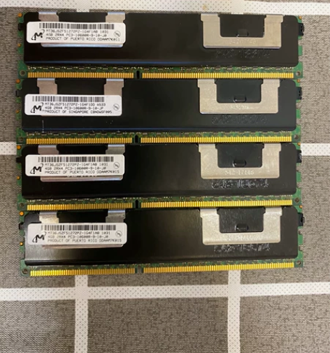镁光ECC服务器内存条 DDR3 4G 频...