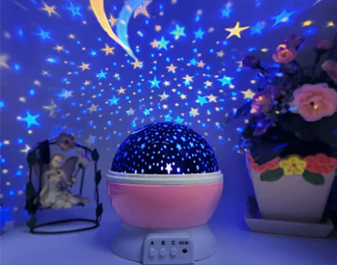 创意星空灯投影仪小夜灯梦幻少女心满天星投影...