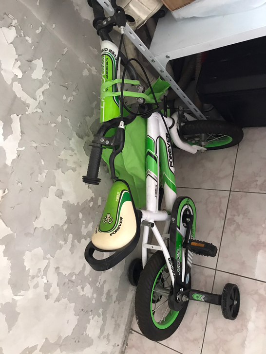 永久儿童自行车新旧如图