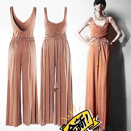 全新 hm 阔腿 连体裤