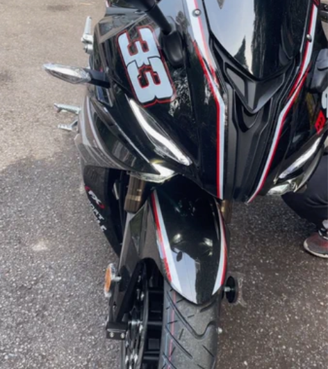 新款魔影S450摩托跑车国四电喷公路趴赛双...