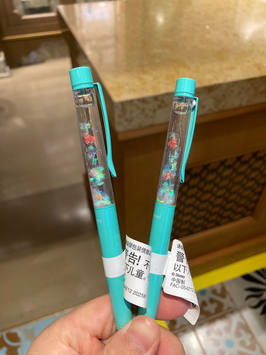 迪士尼圆珠笔 美人鱼爱丽儿圆珠笔
