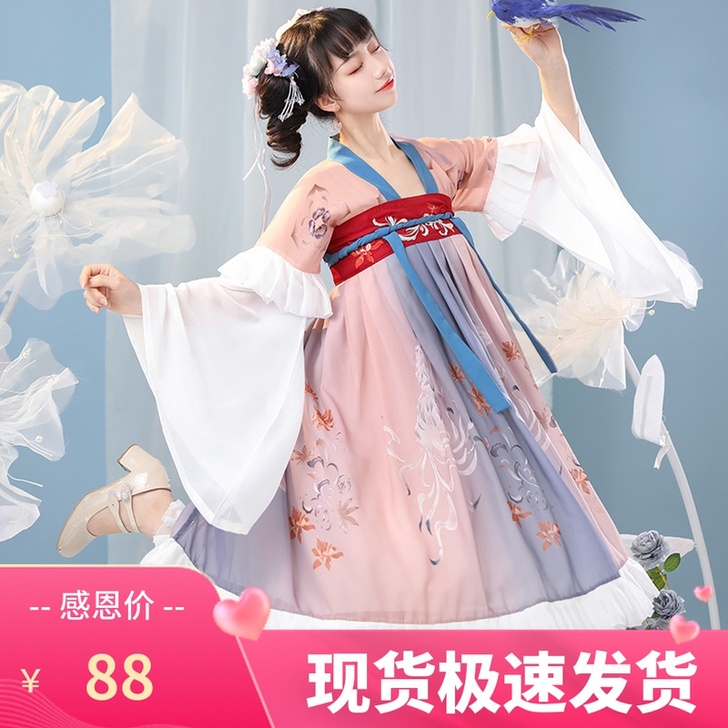 汉庭记原创汉服【狐狸萌萌】春夏款齐胸襦裙汉...