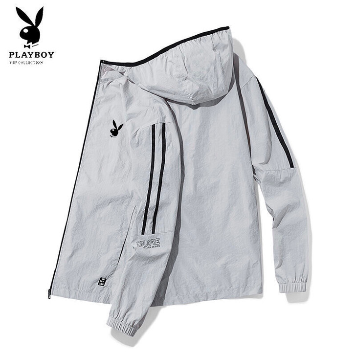 贵宾防晒衣男轻薄夹克男外套时尚防晒衣服男学...