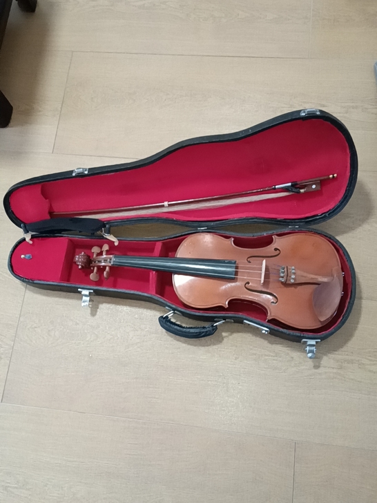 我转卖二手小提琴，这把小提琴能拉能演奏个部...