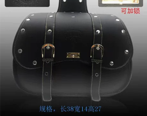 复古摩托车边包挂包侧边箱龙嘉V途V霸奔达2...