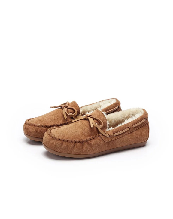 骆驼 杏色加厚保暖雪地鞋 37码