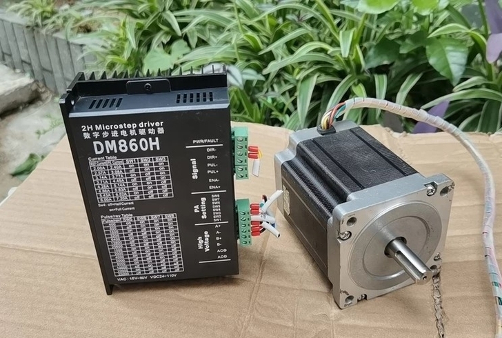 86步进电机套装，DM860H驱动器+86...