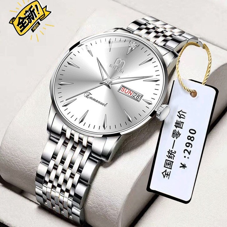 专柜处理!!!瑞士全自动手表男士防水夜光非...