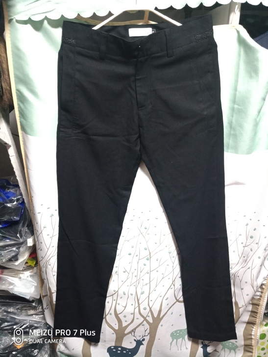 uo休闲裤小脚裤男s码