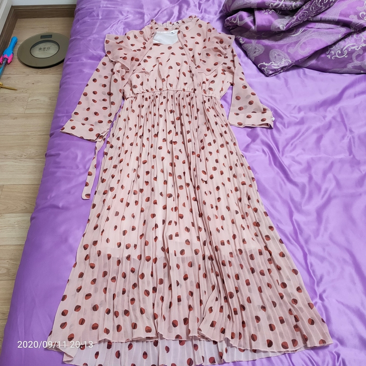 波点纱裙30包邮