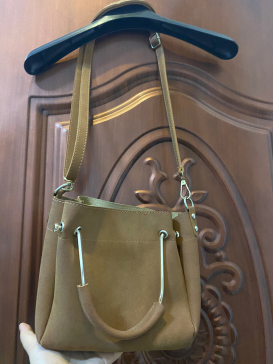 磨砂款水桶包单肩包斜挎包女包包